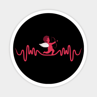 Lovers Gift Heart Waves Magnet